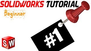 SolidWorks Beginner Tutorial 1 Interface Add ins New Part Options  Units [upl. by Ociredef]