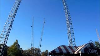 Six Flags Great Adventure Daredevil Dive off Ride POV 1080p [upl. by Nywloc140]