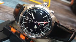 Seiko Prospex SPB379 Alpinist GMT Black 3 Day Automatic [upl. by Nyvlem]