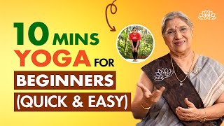 Quick amp Easy 10 min Yoga for beginners  The Yoga Institute [upl. by Toille]