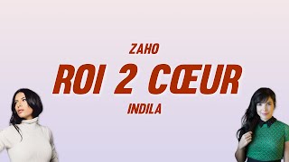 Zaho  Roi 2 cœur ft Indila Paroles مترجمة [upl. by Menis]