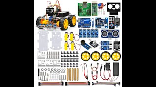 OSOYOO Robot Car Kit V20 for Arduino lesson 1 Install UNO R3 Board and Motors on Chassis [upl. by Ainuj]