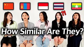 Can Asian Countries Understand Each Other China Mongolia Indonesia Thailand Myanmar [upl. by Kat]