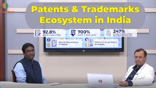 The Controller General shares the insights on Patents Designs amp Trademarks ecosystem in India [upl. by Leighland]