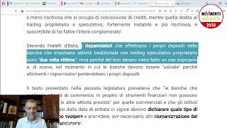 Banche economia finanza  12 puntata Privatizzazione e separazione [upl. by Mosenthal961]