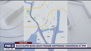 Where to see the Buccaneers Super Bowl boat parade celebration [upl. by Inna]