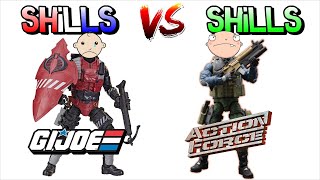 Shills vs Shills  Valaverse Action Force vs Hasbro GI JOE Classified  Just Childish Behavior [upl. by Watkins]