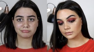 0 TO 100 GRWM Dewy Skin  Smokey Eyes [upl. by Frodine]