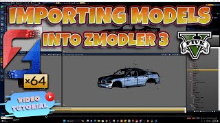 How to import a vehicle model into Zmodeler 3 tutorial [upl. by Wailoo]