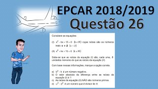 EPCAR 20182019 Questão 26 [upl. by Anum]