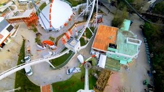 Oblivion The Black Hole front seat onride POV Gardaland [upl. by Enitsugua834]