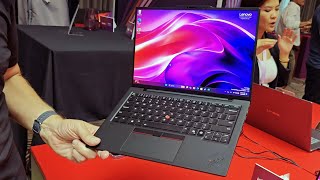 Lenovo ThinkPad X1 Carbon With Lunar Lake Hands On [upl. by Ric]