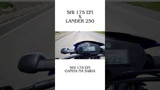 SHI 175 EFI vs LANDER 250 shineray yamaha lander shi175 cg honda [upl. by Kenti152]