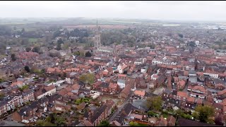 Louth Lincolnshire England By Drone 2023 [upl. by Naeloj]