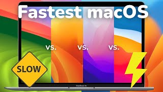 macOS Speed test Big Sur vs Monterey vs Ventura vs Sonoma [upl. by Hooge4]