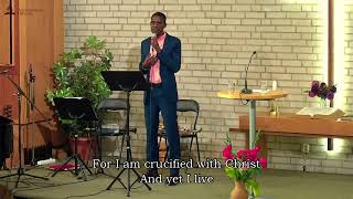 quotCrucified With Christquot with lyrics live by Kwangaika Mwala Sinjela  Michael [upl. by Onavlis493]