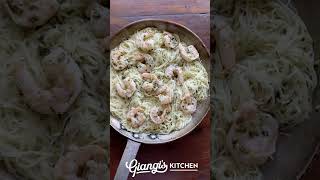 Creamy Lemon Shrimp Scampi Pasta [upl. by Elleral620]