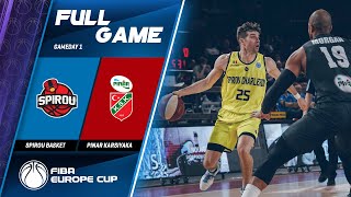 Spirou Basket v Pinar Karsiyaka  Full Game  FIBA Europe Cup 201920 [upl. by Lamoree]