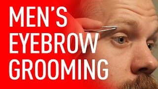 Eyebrow Grooming For Men  Eric Bandholz [upl. by Ahcurb]