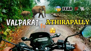 ⛔️WARNING❗️ Elephant Crossing 😱 VALPARAI to ATHIRAPALLY Road Tamil🫣🥵 [upl. by Rilda154]