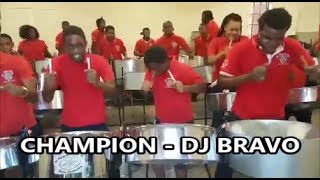 Champion DJ Bravo  St Margarets Youth Steel Orchestra [upl. by Ellita]