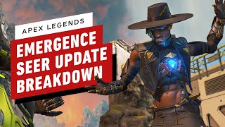 Apex Legends Season 10 Emergence  Seer Abilities Rampage LMG and Map Changes Explained [upl. by Keener667]