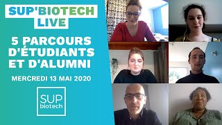 SupBiotech Live – 5 parcours – Mercredi 13 Mai 2020 [upl. by Nnairol]