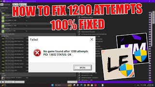 HOW TO FiX 1200 ATTEMPTS MOD MANAGER  LE 100 FiXED [upl. by Yngad]