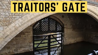 TRAITORS GATE  The NOTORIOUS Entrance To The Tower Of London [upl. by Carter]