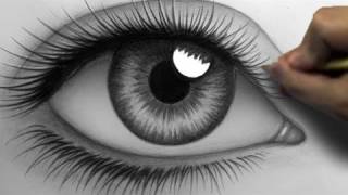 How to Draw a Realistic Eye Time Lapse [upl. by Powel202]