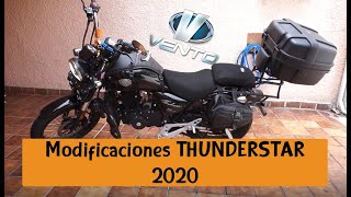 TODAS LAS MODIFICACIONES DE MI THUNDERSTAR 250CC 2020 [upl. by Sacken]