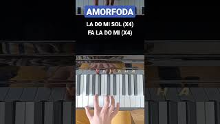 Amorfoda piano fácil pianotutorial piano viral shorts [upl. by Cheshire]