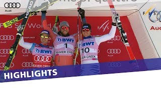 Highlights  Svindal stuns rivals in Beaver Creek Downhill  FIS Alpine [upl. by Ruby]