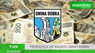 Wiadomości Gminy Dobra 24 sierpnia 2023 r [upl. by Nnyleimaj]