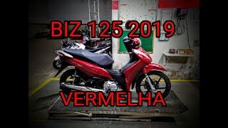 BIZ 125 2019 VERMELHA DETALHES [upl. by Debi]