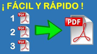 Cómo Unir PDFs SIN PROGRAMAS FÁCIL Y RÁPIDO 📄 ✅ [upl. by Amery799]