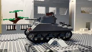 Battle of Aachen 1944  Lego WW2 Stop Motion Short [upl. by Yessak]