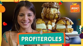 PROFITEROLES aprenda a fazer sobremesa popular na França  Funcionária do Mês [upl. by Juetta]