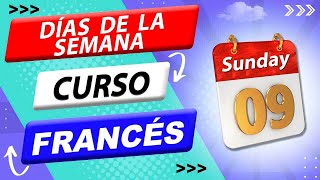 🇫🇷 Días de la semana en FRANCÉS 💙 📣 👉  1 EN FRANCIA 👈 [upl. by Vanden]