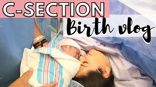 SCHEDULED C SECTION BIRTH VLOG  2020 [upl. by Hey478]