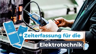 7  Zeiterfassung für die Elektrotechnik  clockin [upl. by Akimahc727]