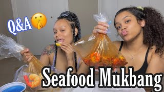 SEAFOOD MUKBANGQampA2020 JAZLYN MYCHELLE [upl. by Tnek345]