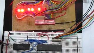 Interfacing ADC0808 using clock from 8051 Microcontroller AT89C51 [upl. by Jelsma]