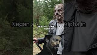 TWD Negan kills Alpha twd thewalkingdead youtubeshorts [upl. by Rizika]