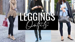 How To Wear Leggings amp Still Look Classy amp Elegant [upl. by Savell672]