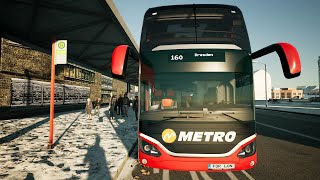 METRO   SETRA 531 DT   Berlin  Dresden  Fernbus Simulator [upl. by Yelrak]