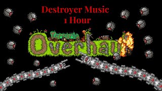 Terraria Overhaul Destroyer Theme Music One hour [upl. by Adlez]