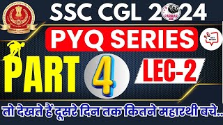 GK FOR SSC CGL 2024  PYQ SERIES PART 4  LEC2  PARMAR SSC [upl. by Codi]