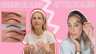 Microblading HEALING PROCESS What to expect [upl. by Nnylamme738]