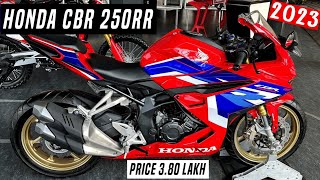 All New Honda CBR 250RR Launched in India💥CBR 250RR Price 380 Lakh amp More Features🤩All Details [upl. by Jorry]